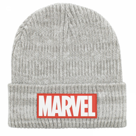 Marvel Brick Logo Knit Cuff Beanie