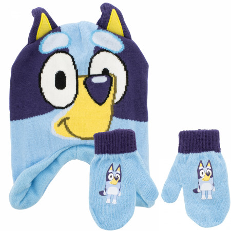 Bluey 3D Youth Beanie and Mittens