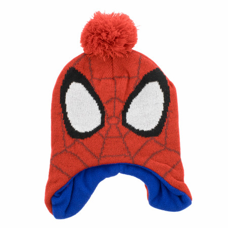 Spider-Man Youth Pom Beanie and Mittens