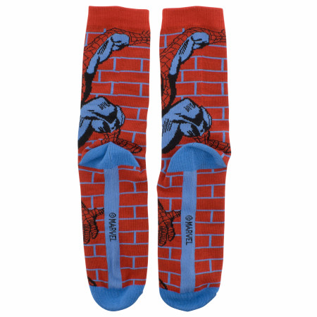 Spider-Man Brick Wall Crew Socks