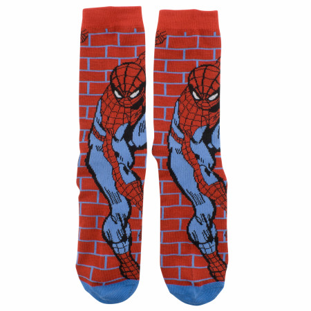 Spider-Man Brick Wall Crew Socks