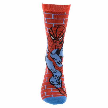 Spider-Man Brick Wall Crew Socks