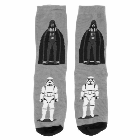 Star Wars Darth Vader and Stormtroopers Crew Socks