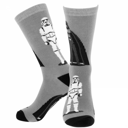 Star Wars Darth Vader and Stormtroopers Crew Socks