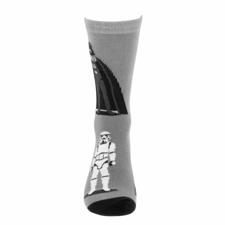 Star Wars Darth Vader and Stormtroopers Crew Socks