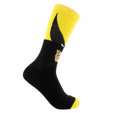 Wolverine Hero Mask Crew Socks