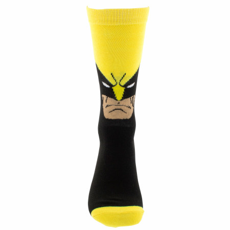 Wolverine Hero Mask Crew Socks