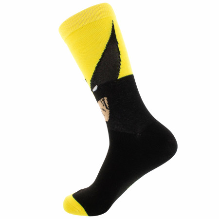 Wolverine Hero Mask Crew Socks