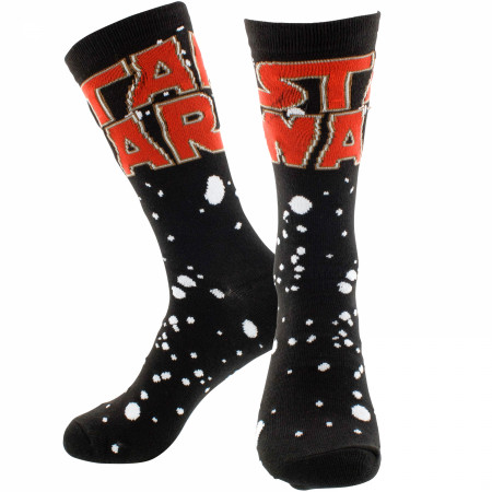 Star Wars Galaxy Logo Crew Socks