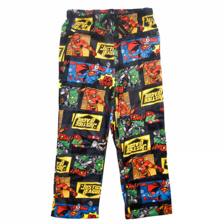 DC Justice League Holiday Pannels Men's Sleep Pants