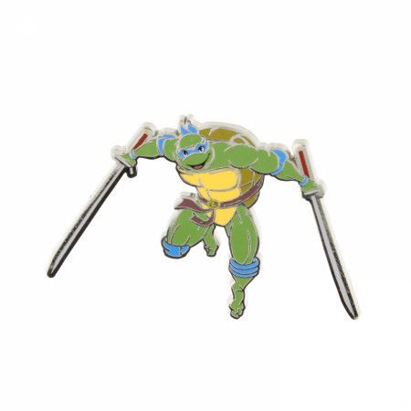 Teenage Mutant Ninja Turtles Leonardo Ready for Battle Enamel Pin