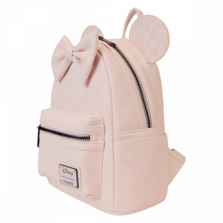 Minnie Mouse Pink Ears and Bow Mini Backpack By Loungefly