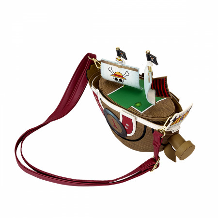 One Piece Thousand Sunny Figural Crossbody Bag by Loungefly