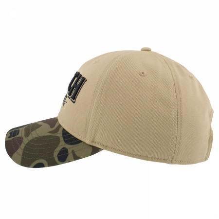 Busch Light Duck Hunting Camo Brim Adjustable Hat