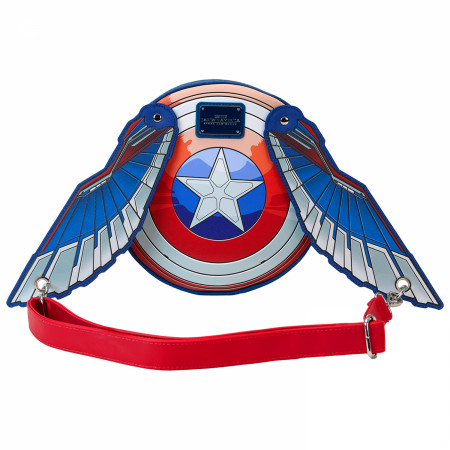 Captain America Brave New World Cross Body Bag By Loungefly