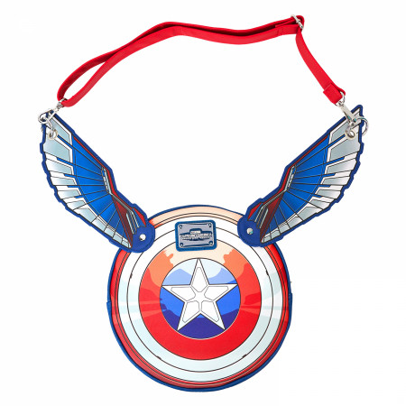 Captain America Brave New World Cross Body Bag By Loungefly