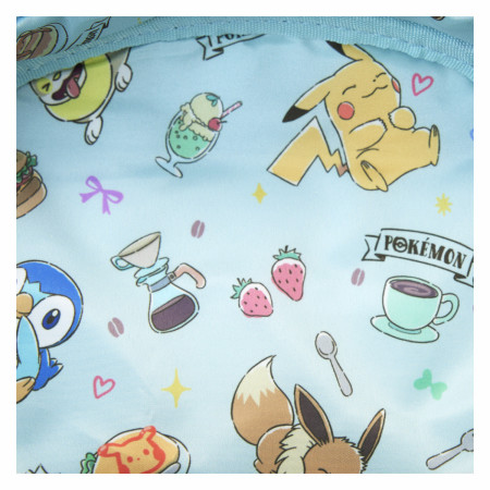 Pokemon Cafe Triple Pocket Mini Backpack By Loungefly