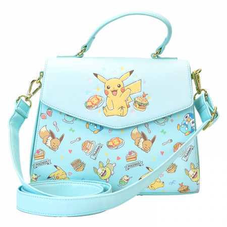 Pokemon Pikachu and Friends Poke Snacks Cross Body Bag By Loungefly