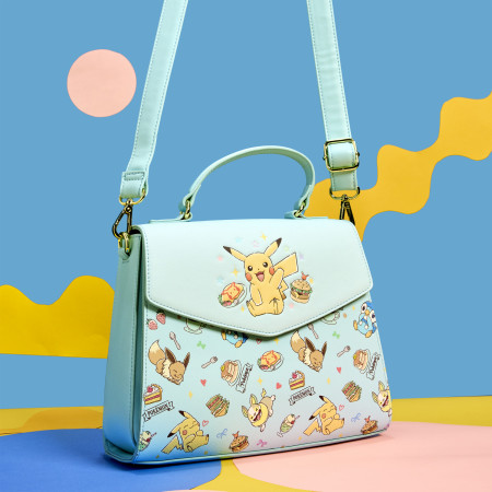 Pokemon Pikachu and Friends Poke Snacks Cross Body Bag By Loungefly