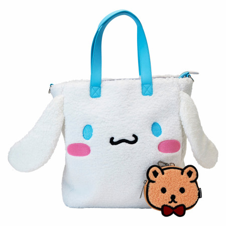 Sanrio Cinnamoroll Sherpa Tote Bag with Coin Bag By Loungefly