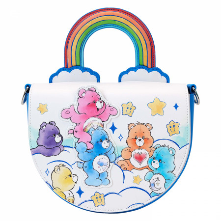 Care Bears Rainbow Handle Cross Body Bag By Loungefly