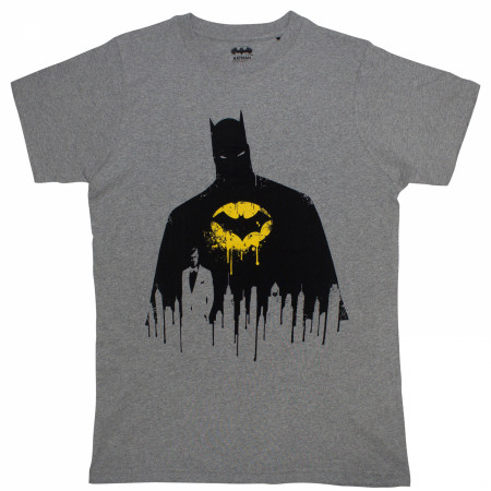 Batman Silhouette Drip of Gotham City T-Shirt
