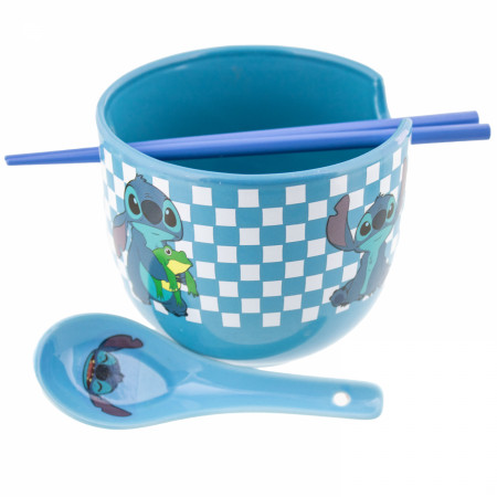 Lilo and Stitch Checkered Ramen Bowl Bundle