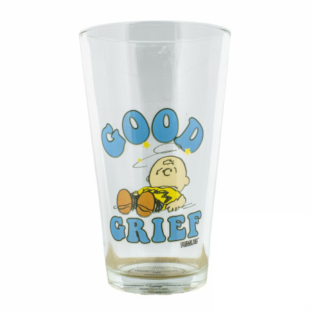 Peanuts Good Grief Pint Glass and Sock Bundle