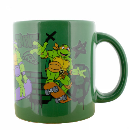 Teenage Mutant Ninja Turtles Socks Sticker and Mug Bundle