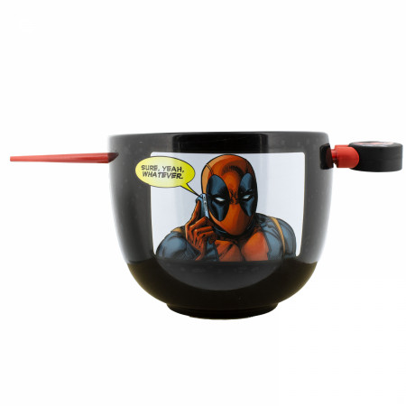 Deadpool Comic Panels Ramen Bowl Bundle