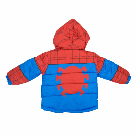 Spider-Man Cosplay Puffy Toddler's Jacket