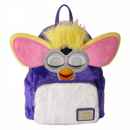 Furby Original Hasbro with Faux Fur Mini Backpack by Loungefly