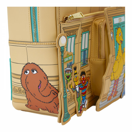 Sesame Street & Friends Corner Building Mini Backpack By Loungefly