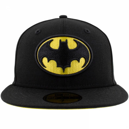 Batman 1989 Keaton Logo New Era 59Fifty Fitted Hat