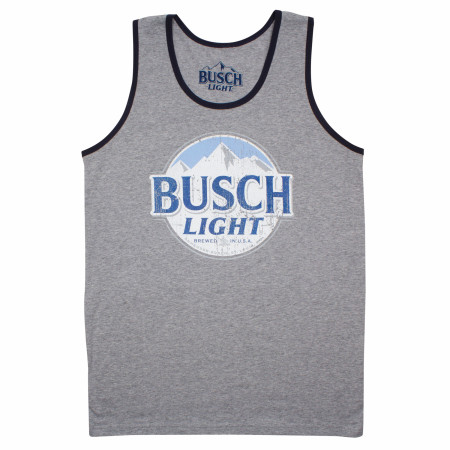 Busch Light Distressed Logo Men's Tank Top