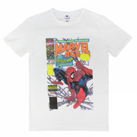 Spider-Man Marvel Age Comic Cover T-Shirt