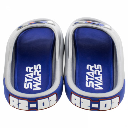 Star Wars R2-D2 Metallic Men's Cloud Comfort Slide Sandals