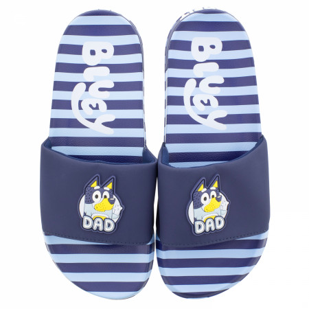 Bluey Bandit Dad Adult Slide Sandals