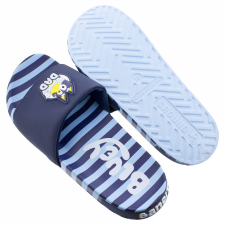 Bluey Bandit Dad Adult Slide Sandals