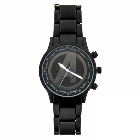 Avengers Logo Analog Watch with Metal Band