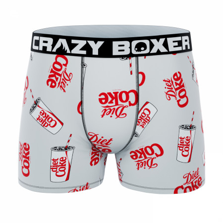 Crazy Boxers Coca-Cola Diet Coke Men's Boxer Briefs and Socks Cup Set