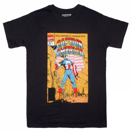 Captain America 50th Anniversary Marvel Comic Cover T-Shirt