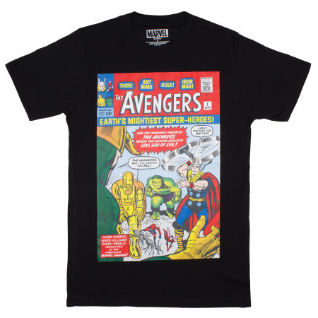 The Avengers "Earth's Mightiest Super-Heroes!" Comic Cover T-Shirt