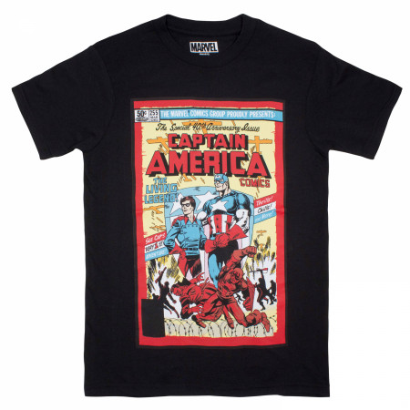 Captain America 40th Anniversary Marvel Comic Cover T-Shirt