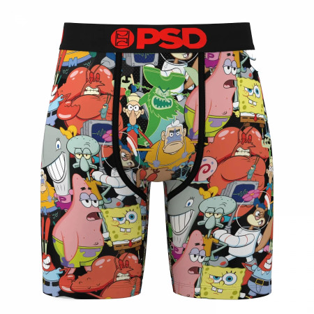 SpongeBob SquarePants Cast Collage PSD Boxer Briefs