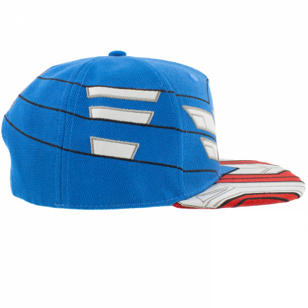 Captain America Anthony Mackie Character Armor Snapback Hat