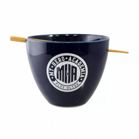 My Hero Academia Crest Ramen Bowl with Chopsticks