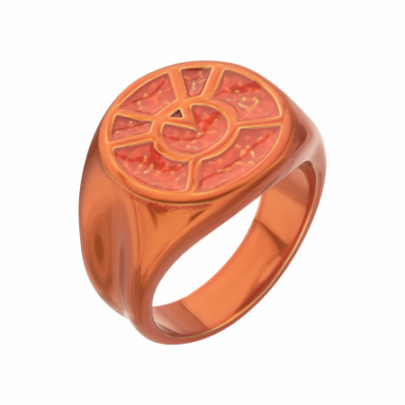 Orange Lantern Avarice Ring