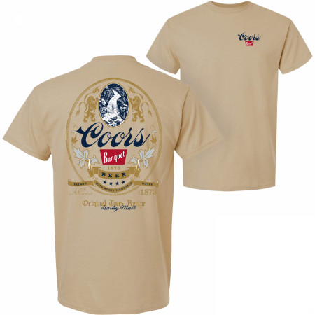 Coors Banquet Legacy Collection Front and Back Print T-Shirt