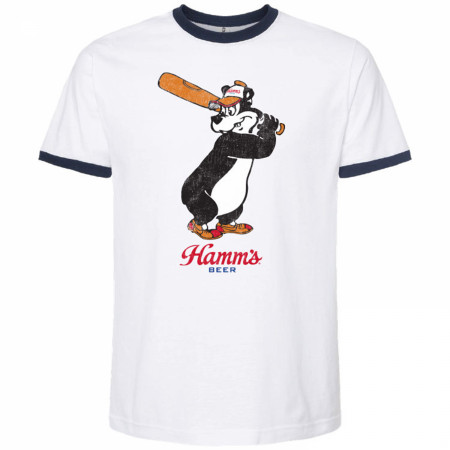 Hamm's Beer Batter Up Ringer T-Shirt